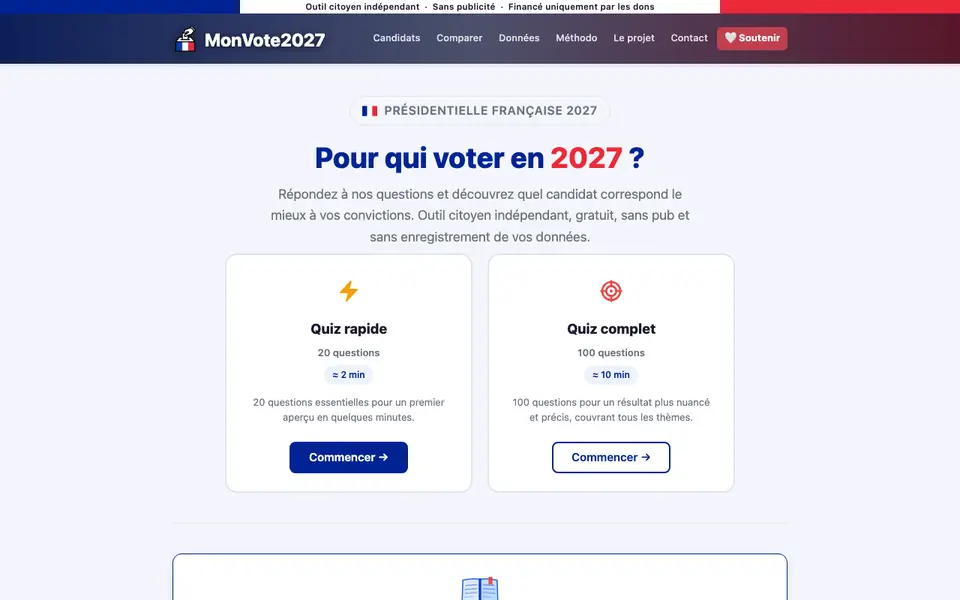 Preview of MonVote2027